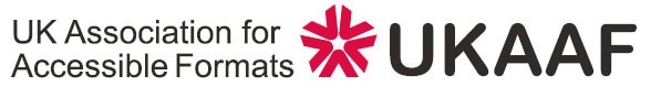 UKAAF logo - Association for Accessible Formats logo