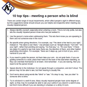 Cover for Meeting Blind People