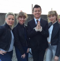 Marianne with Rick Astley