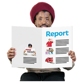 Man reading a report